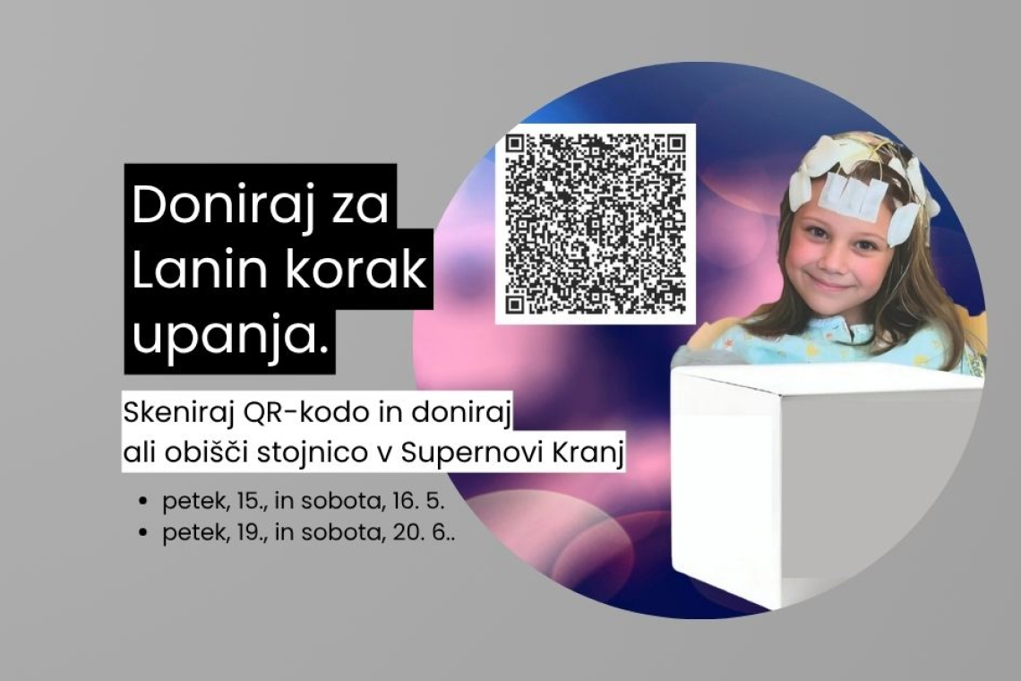 V Supernovi Kranj zbirajo donacije za Lano